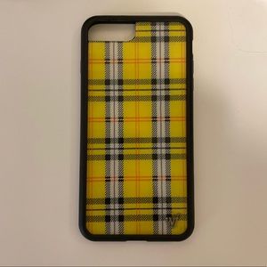 Wildflower Yellow Plaid IPhone 6/7/8 Plus Case